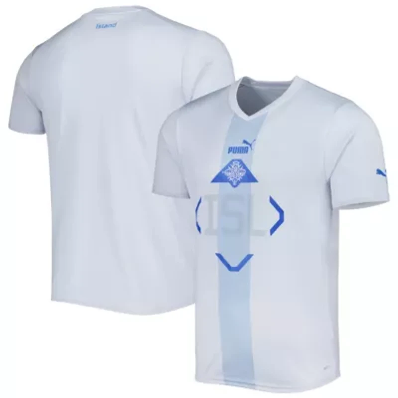 Soccer National Teams Iceland Team 2022/23 Away Replica Jersey