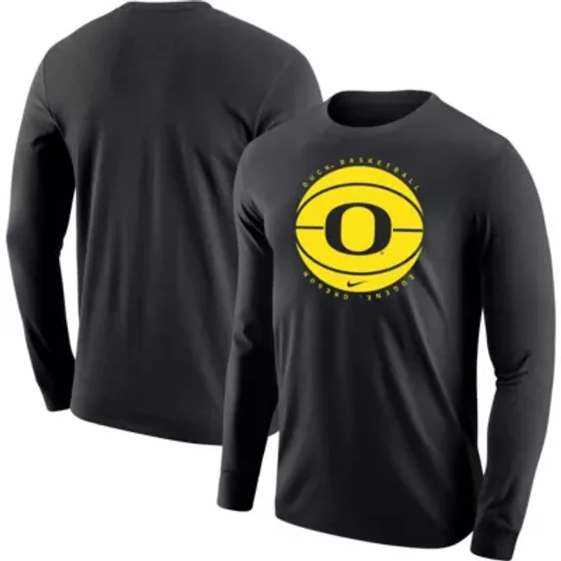 NCAA Nike Oregon Ducks Basketball Long Sleeve T-Shirt