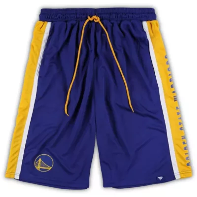 NBA Fanatics Golden State Warriors Big & Tall Referee Iconic Mesh Shorts