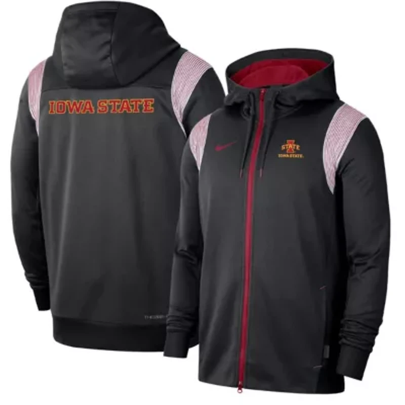 NCAA Nike Iowa State Cyclones Sideline Performance Full-Zip Hoodie