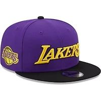 NBA Purple/Black Los Angeles Lakers Jersey Hook Statement Edition 9FIFTY Snapback Hat
