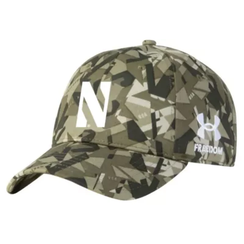 NCAA Under Armour Northwestern Wildcats Freedom Collection Adjustable Hat