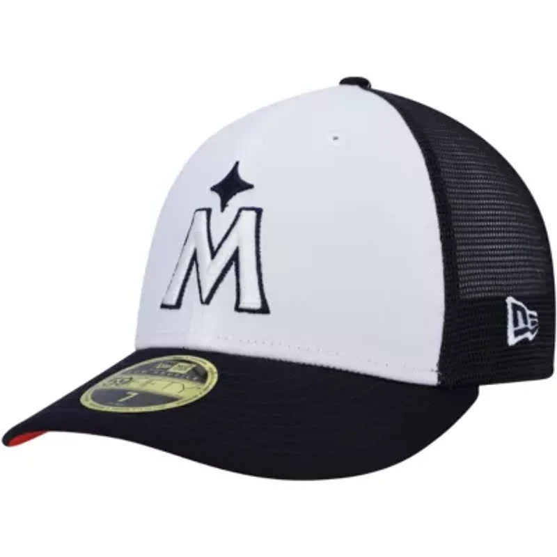 MLB White/Navy Minnesota Twins 2023 On-Field Batting Practice Low 59FIFTY Fitted Hat