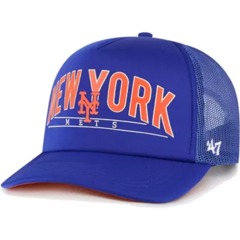 MLB New York Mets Backhaul Foam Trucker Snapback Hat