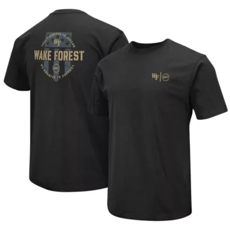 NCAA Wake Forest Demon Deacons OHT Military Appreciation T-Shirt