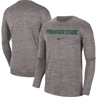 NCAA Nike Michigan State Spartans Team Velocity Performance Long Sleeve T-Shirt