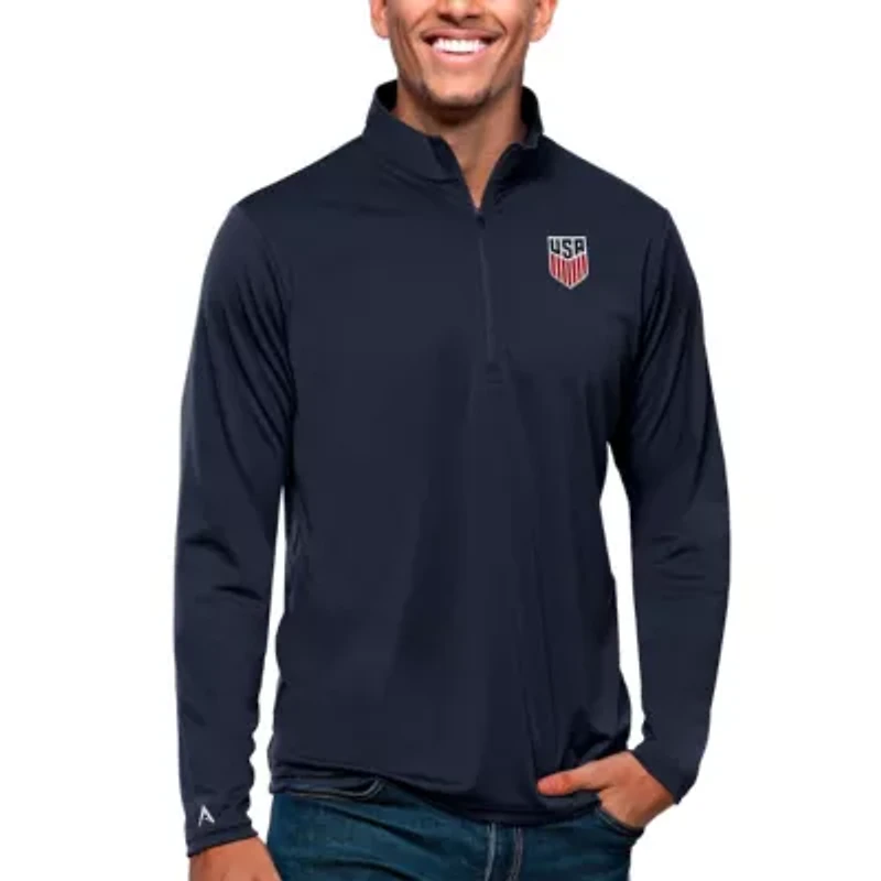Olympics USMNT Tribute Quarter-Zip Pullover Top