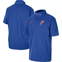 NCAA Nike Florida Gators Coaches Half-Zip Short Sleeve Jacket