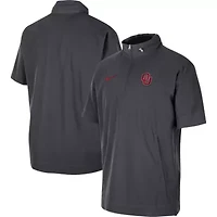 NCAA Nike Oklahoma Sooners Coaches Half-Zip Short Sleeve Jacket