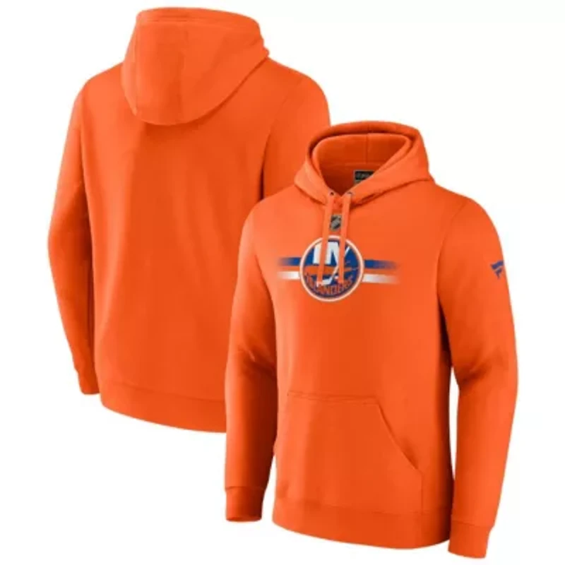 NHL Fanatics New York Islanders Authentic Pro Secondary Pullover Hoodie