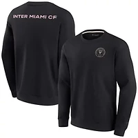 MLS Unisex Fanatics Inter Miami CF Super Soft Pullover Crew Sweatshirt