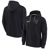 NBA Unisex Fanatics Milwaukee Bucks Elements Super Soft Fleece Pullover Hoodie