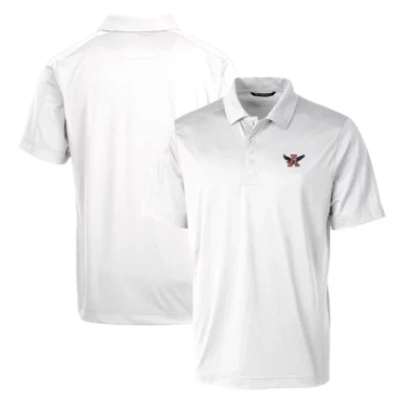 NCAA Auburn Tigers Primary Team Logo Prospect Textured Stretch Polo