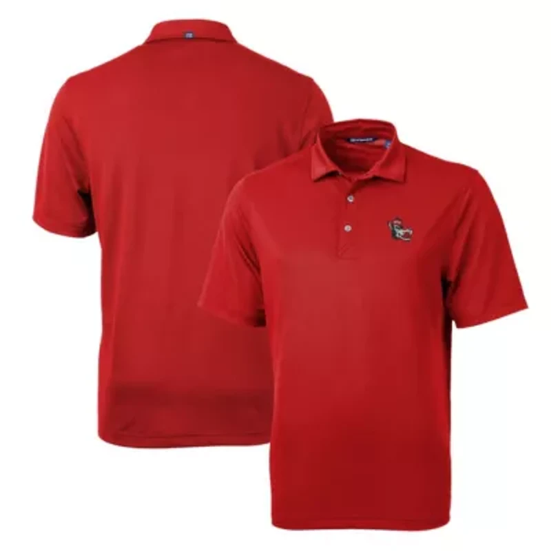 NCAA NC State Wolfpack Team Logo Virtue Eco Pique Recycled Polo