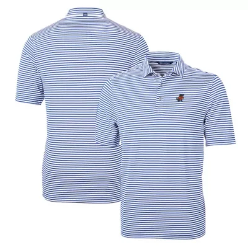 NCAA Florida Gators Throwback Logo Virtue Eco Pique Stripe Recycled Polo