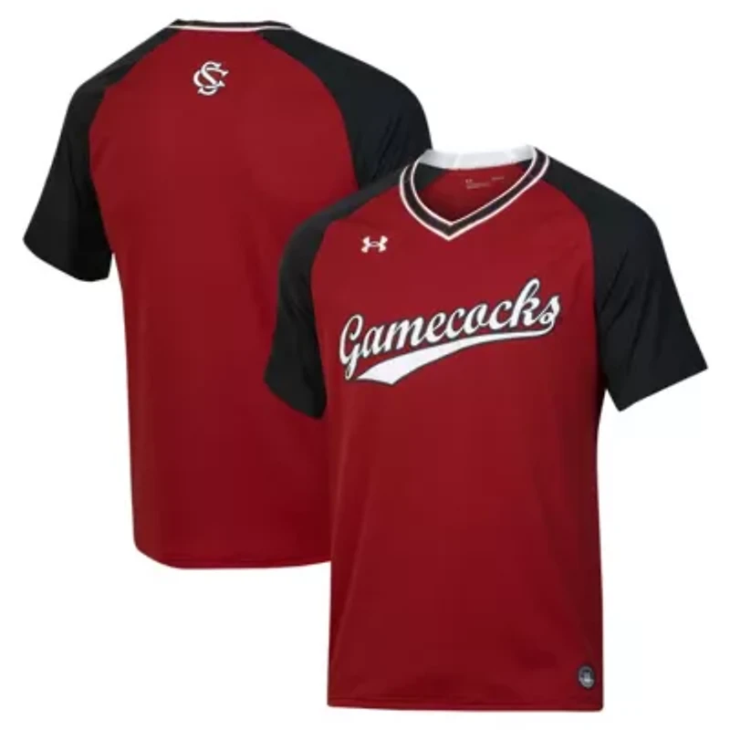 NCAA Under Armour South Carolina Gamecocks Softball V-Neck Jersey