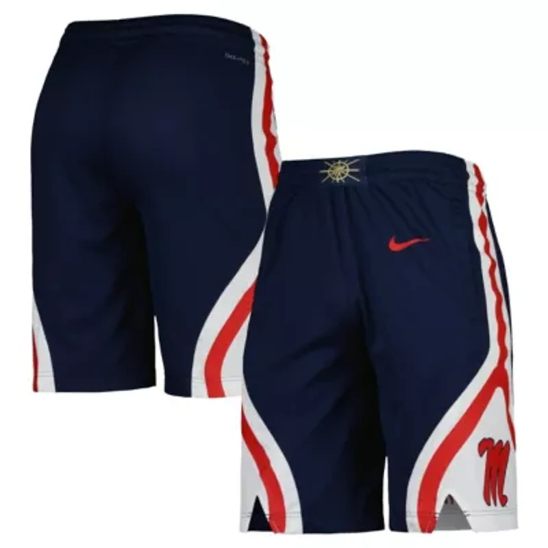 NCAA Nike Ole Miss Rebels Replica Performance Basketball Shorts