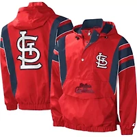 MLB St. Louis Cardinals Impact Hoodie Half-Zip Jacket
