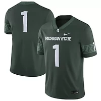 NCAA Nike #1 Michigan State Spartans Football Game Jersey