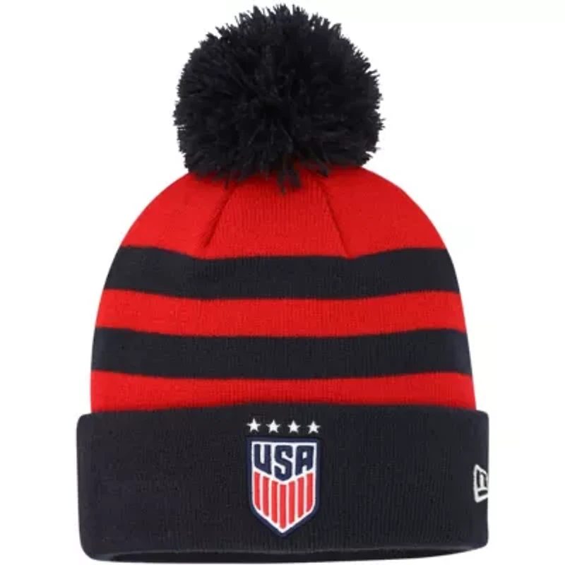 Olympics USWNT Team Cuffed Knit Hat with Pom