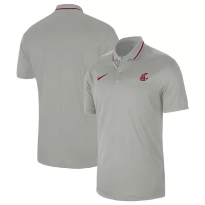 NCAA Nike Washington State Cougars 2023 Sideline Coaches Performance Polo