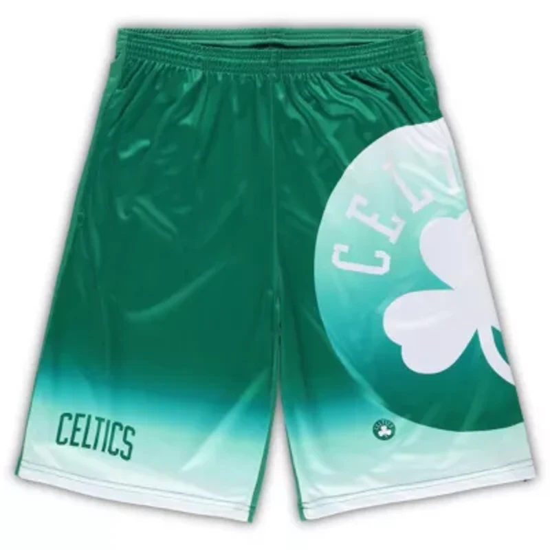 NBA Fanatics Kelly Boston Celtics Big & Tall Graphic Shorts
