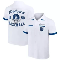 MLB Los Angeles Dodgers Bowling Button-Up Shirt