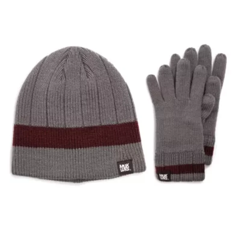Ribbed Beanie & Glove Set