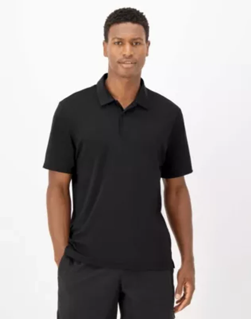 Hanes Moves Men's Short Sleeve Performance Polo