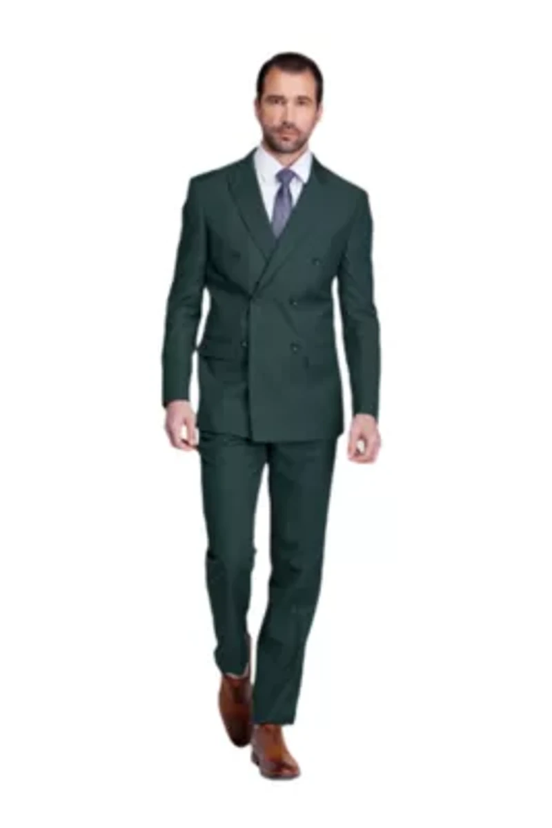 Men's Slim Fit 2-Piece Double Breasted Suit