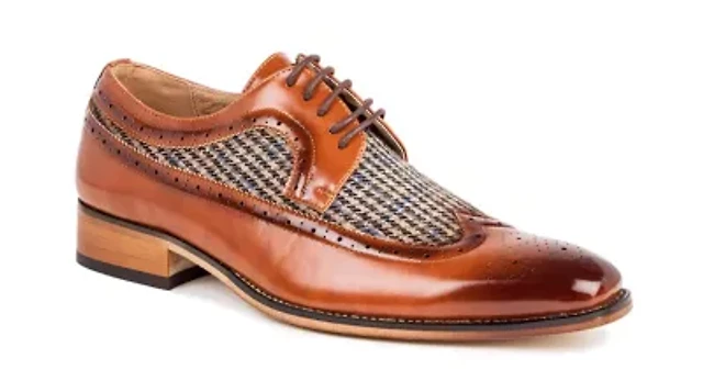 knee length dresses for ladies Men's Plain Oxford Shoes (Brown, Coffee)  EVOD MEN'S SHOES