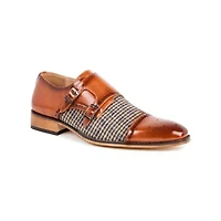 Men's Wingtip Brogue Two-Tone Chelsea Boots