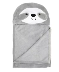 Baby Boys and Girls Sloth Hooded Blanket