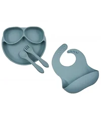 Babies and Toddlers 4 Piece Silicone Tableware Set