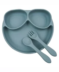 Babies and Toddlers 3 Piece Silicone Tableware Set