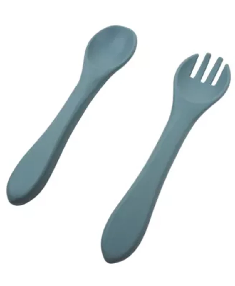 Babies and Toddlers Silicone Feeding Utensils