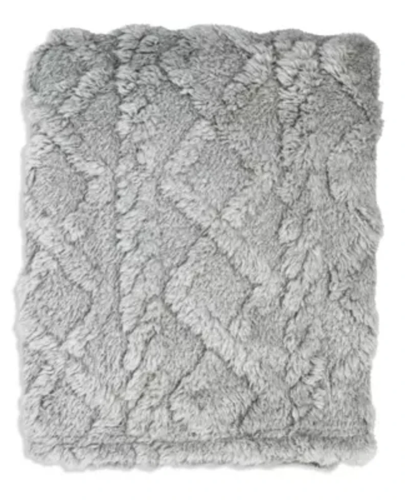Baby Boys and Girls Sculpted Sherpa Blanket