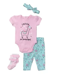 Baby Girls Lamacorn Outfit with Socks