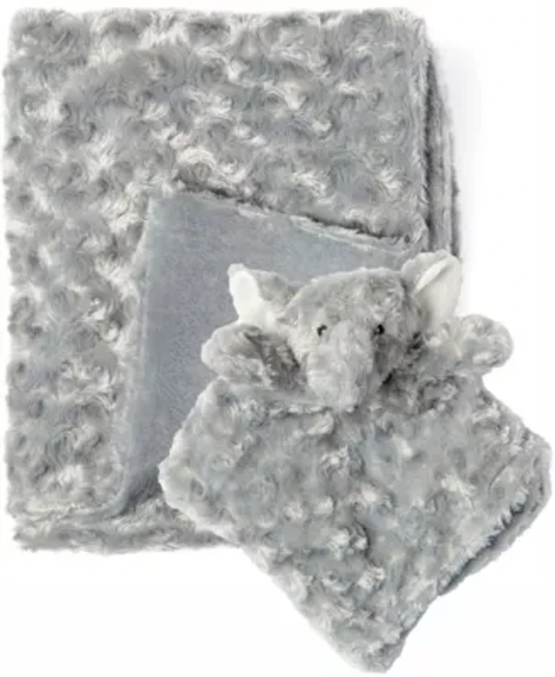 Baby Boys and Girls Curly Plush Blanket with Nunu