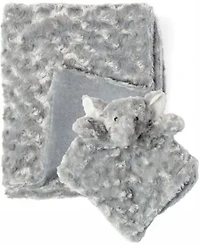 Baby Boys and Girls Curly Plush Blanket with Nunu