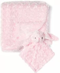 Baby Boys and Girls Curly Plush Blanket with Nunu