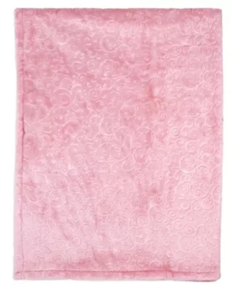 Baby Boys and Girls Embossed Plush Minky Blanket