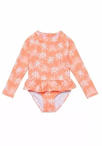 Snapper Rock Cali Palms Recycled Skirt Surf Suit