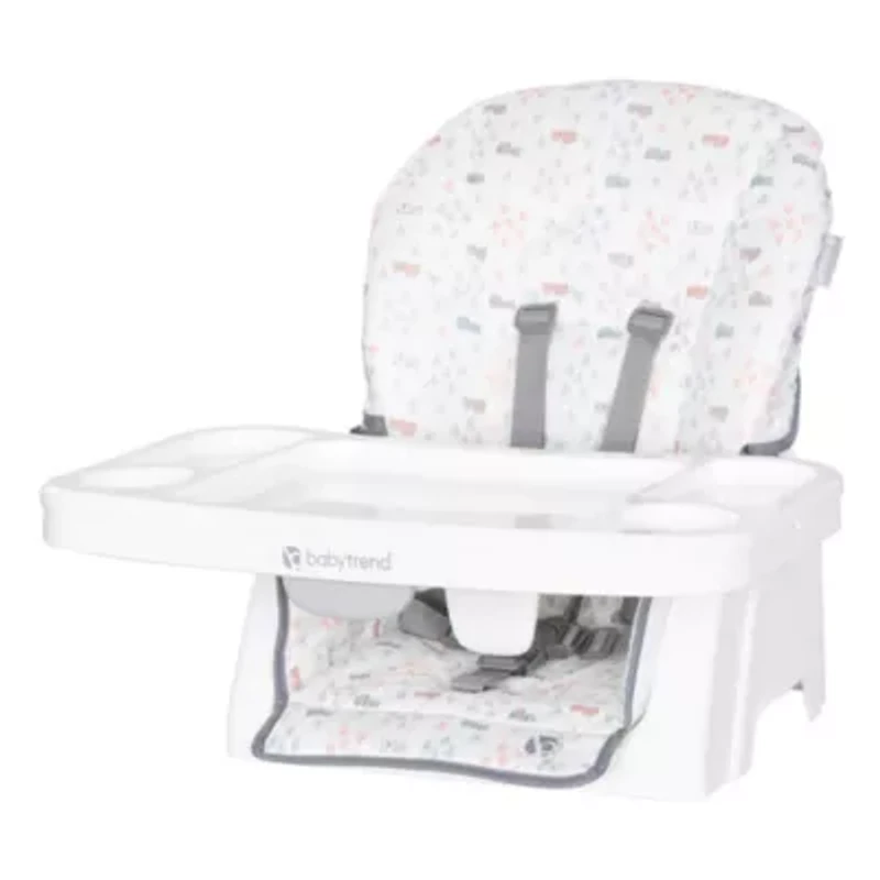 Adapt SpaceSaving Booster Chair - Elephant Meadow Coral