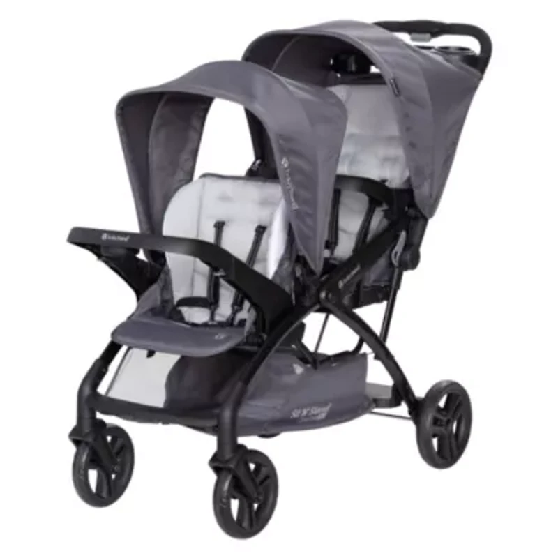 Baby Trend Sit N' Stand® Double 2.0 Stroller - Dash Grey