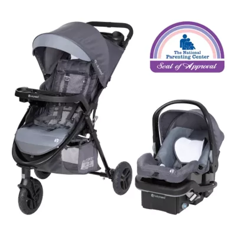 Baby Trend Passport Seasons All-Terrain Travel System with EZ-Lift PLUS Infant Car Seat - Dash Grey