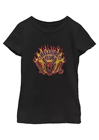 Hellfire Club Scratch Graphic T-Shirt