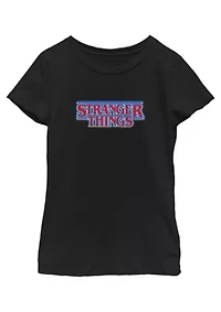 Glow Logo Stranger Things Graphic T-Shirt