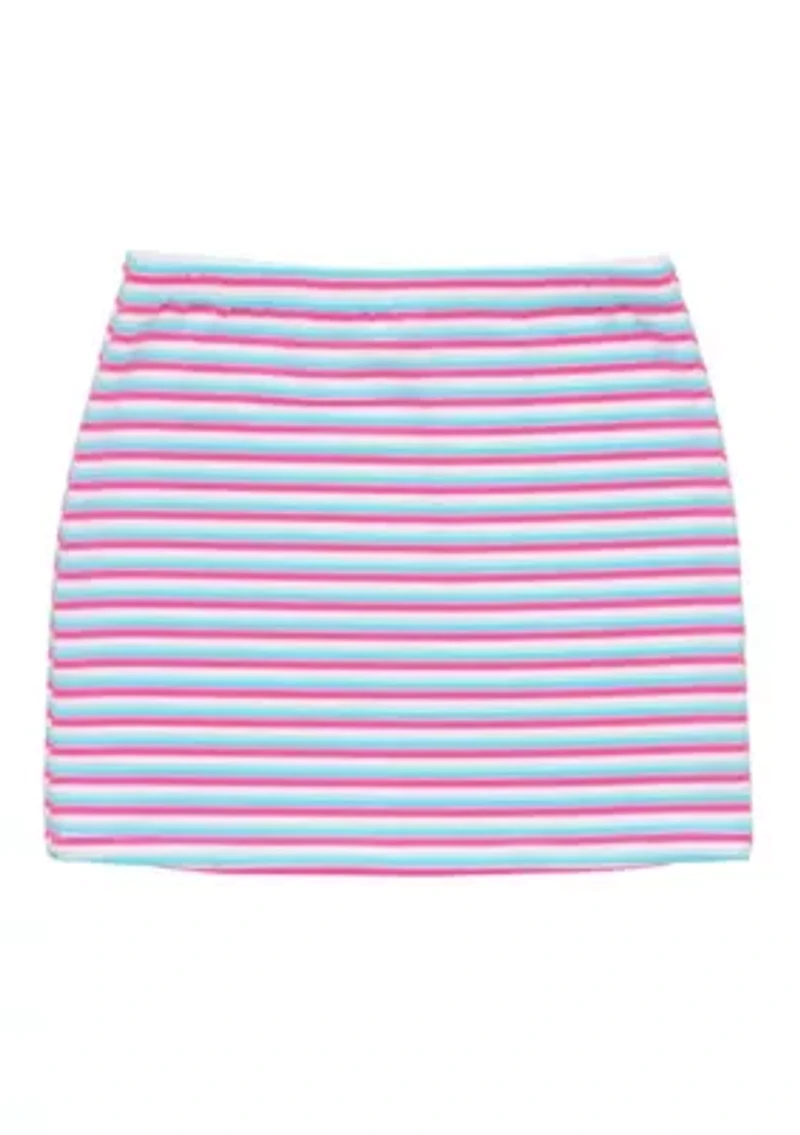Snapper Rock Sorbet Stripe Teen Mini Skirt