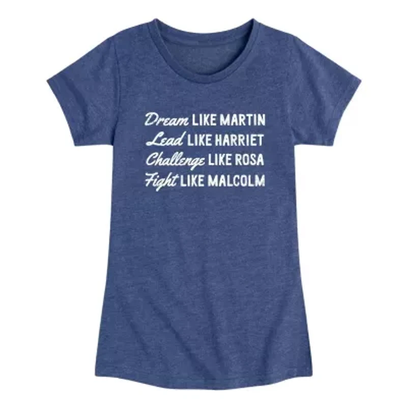 Girls 7-16Dream like Martin Graphic Tee